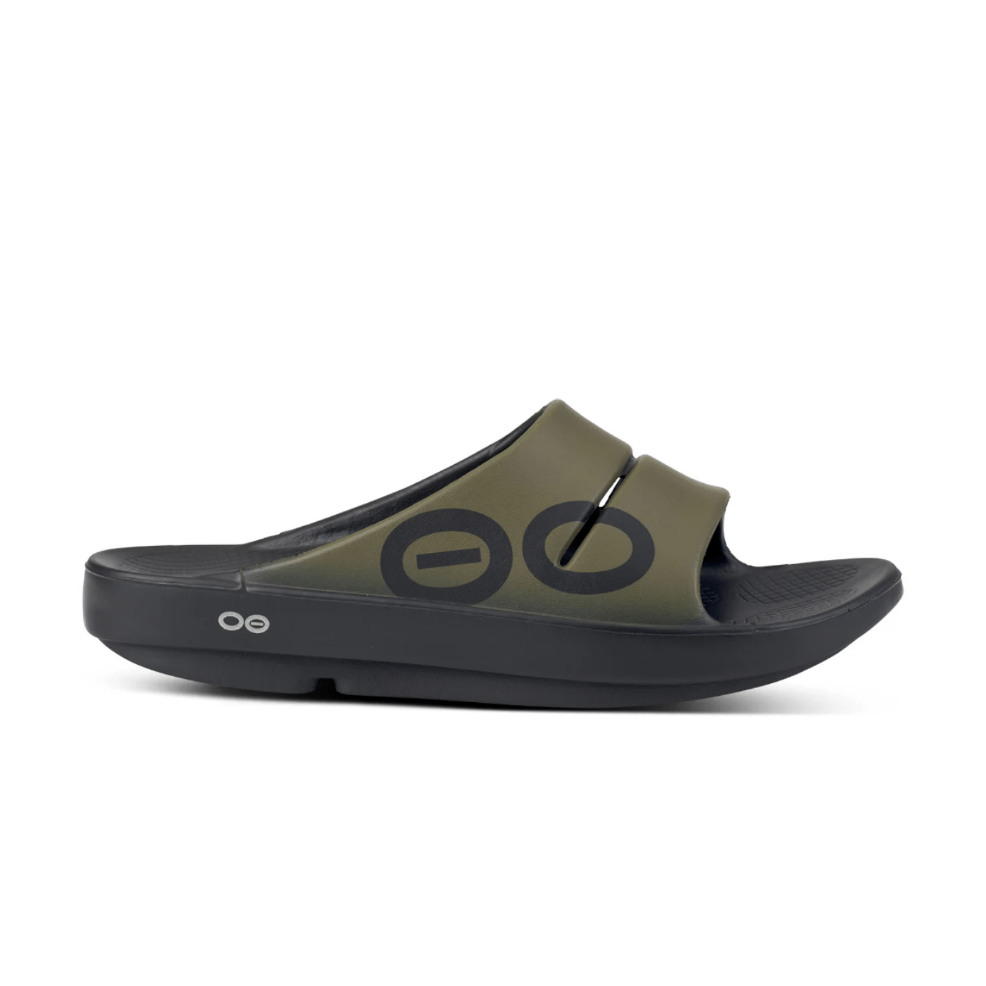 Oofos OOahh Sport Slide Sandal Tactical Green