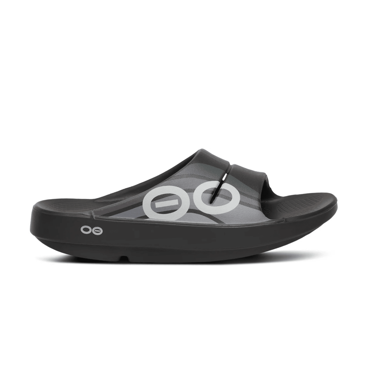 OOFOS OOahh Sport Slide Black Wave