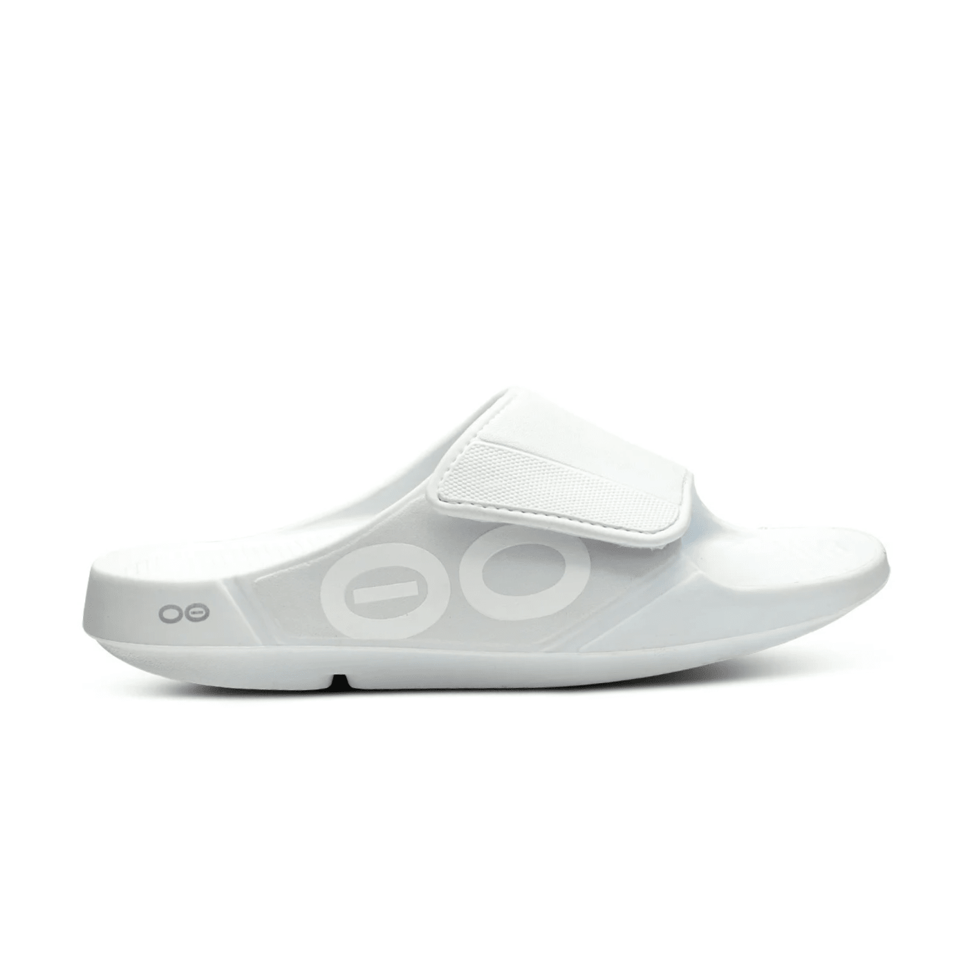 OOFOS OOahh Sport Flex Slide White