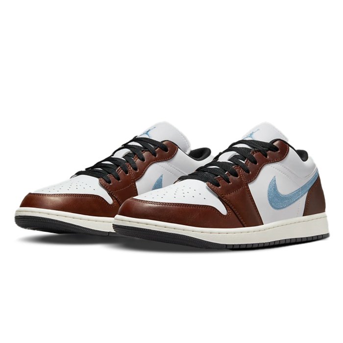 Jordan 1 Retro Low SE Brown Blue Grey - HYPE ELIXIR one stop destination for authentic nike sneakers