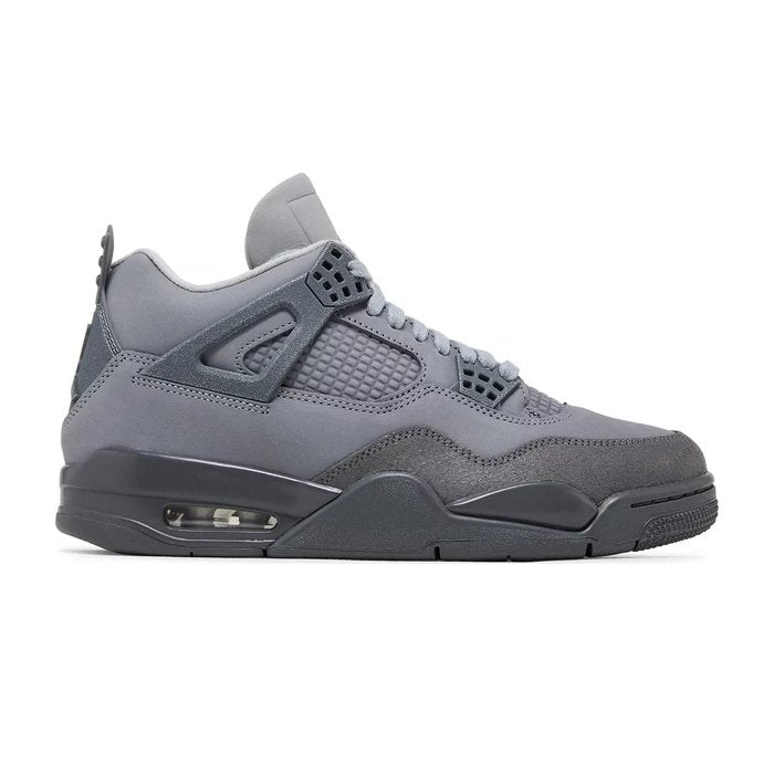 Jordan 4 Retro SE Paris Olympics Wet Cement features a sleek grey palette with premium detailing and Olympic-inspired design. Shop on HypeElixir.com.