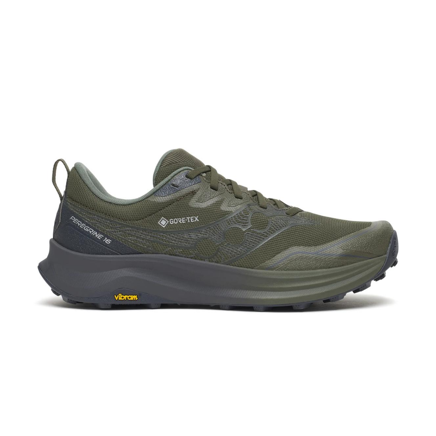 SAUCONY Men's Peregrine 16 GTX Fatigue | Ebony