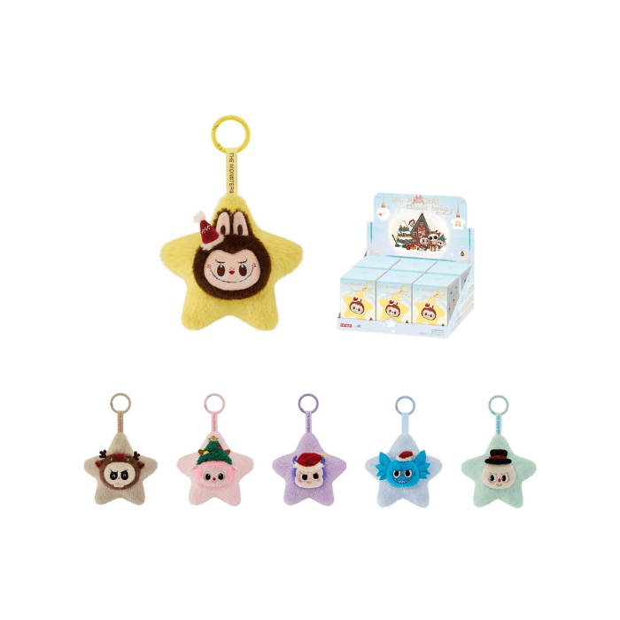 Pop Mart Labubu The Monsters Classic Series Sparkly Plush Pendant Sealed Case (6 Blind Box)