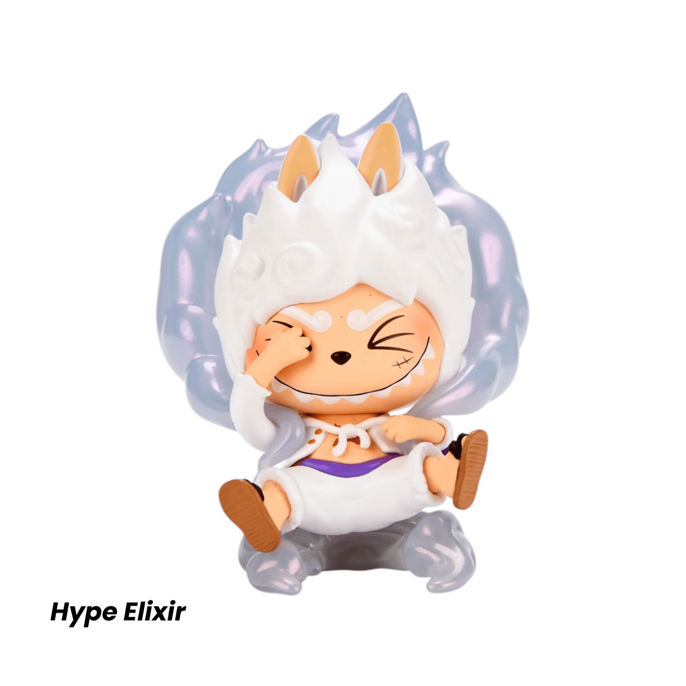 Pop Mart Labubu The Monsters x One Piece Series Monkey.D.Luffy Gear 5 (Secret Edition) Figure