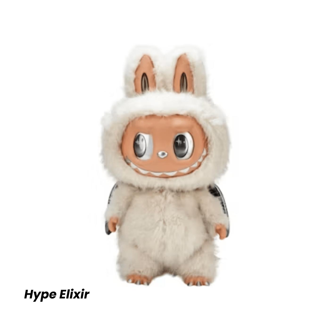 Pop Mart The Monsters Labubu Zimomo Angel in Clouds Figure + Tote Bag