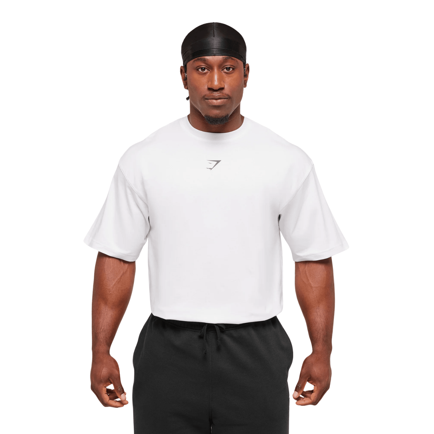GYMSHARK Power T-Shirt oversized fit White