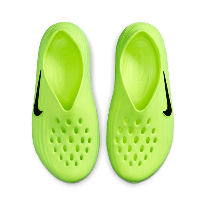 "Get ready for high-performance runs with Nike ReactX Rejuven8 Green Strike, featuring responsive cushioning and a sleek green colorway. Shop at HypeElixir.com."