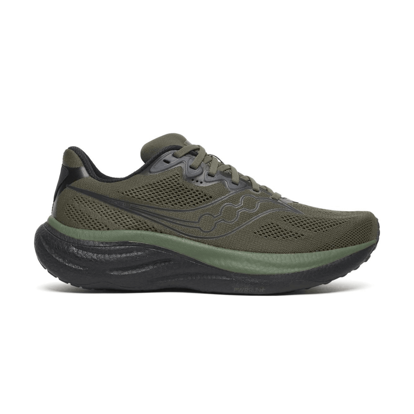 SAUCONY Men's Ride 19 Fatigue | Black