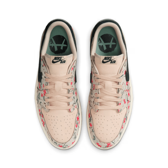 Jordan 1 Retro Low OG Rui Hachimura Oatmeal blends tradition and streetwear with soft suede and classic design. Shop on HypeElixir.com.