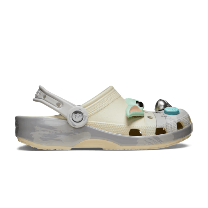 "Crocs Classic Clog Star Wars Grogu by Hype Elixir – a must-have for Star Wars fans, featuring an adorable Grogu design with signature Crocs comfort and lightweight cushioning."