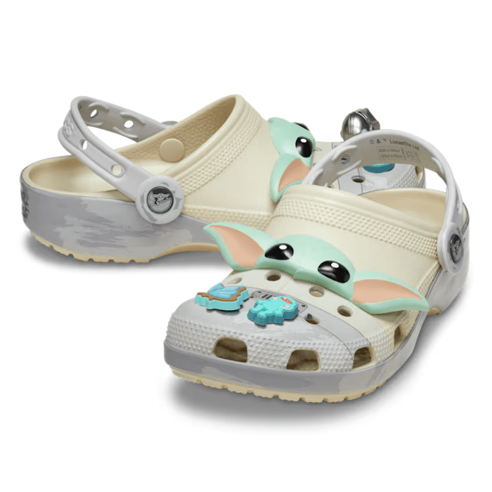 "Crocs Classic Clog Star Wars Grogu by Hype Elixir – a must-have for Star Wars fans, featuring an adorable Grogu design with signature Crocs comfort and lightweight cushioning."