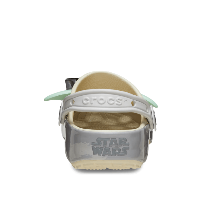 "Crocs Classic Clog Star Wars Grogu by Hype Elixir – a must-have for Star Wars fans, featuring an adorable Grogu design with signature Crocs comfort and lightweight cushioning."