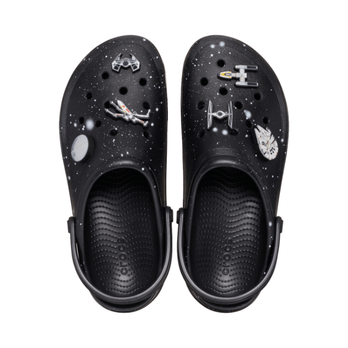 Crocs Off Court Clog Star Wars The Galaxy by Hype Elixir – a cosmic-inspired clog featuring Star Wars-themed details, combining iconic style with supreme comfort for fans of the galaxy far, far away."