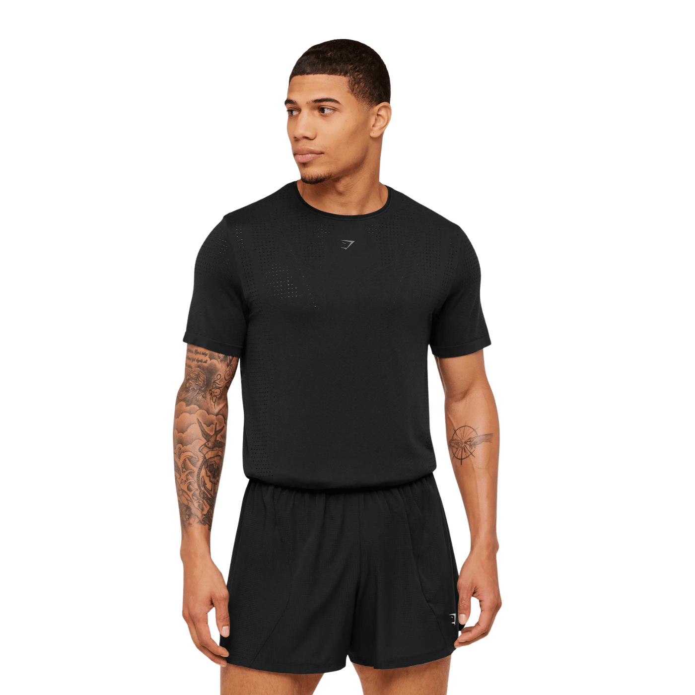Gymshark Seamless Running T-Shirt slim fit GS Black