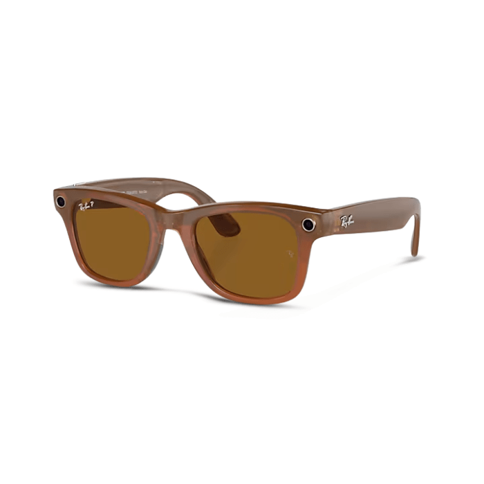 Ray-Ban Meta Wayfarer Shiny Caramel/Brown