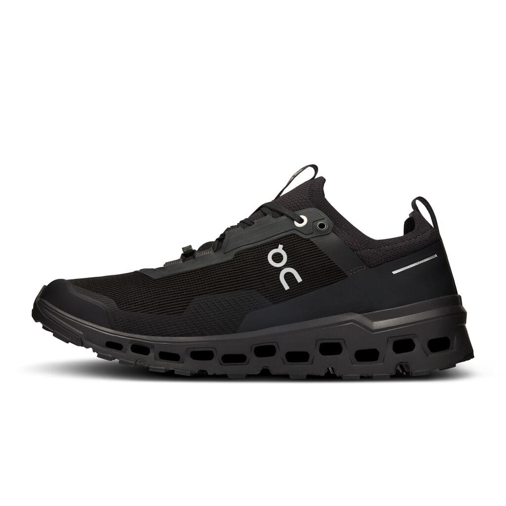 "On Running Cloudultra 2 All Black sneakers by Hype Elixir – durable, high-performance sneakers in an all-black colorway, designed for maximum comfort, support, and rugged endurance on long runs and trails."