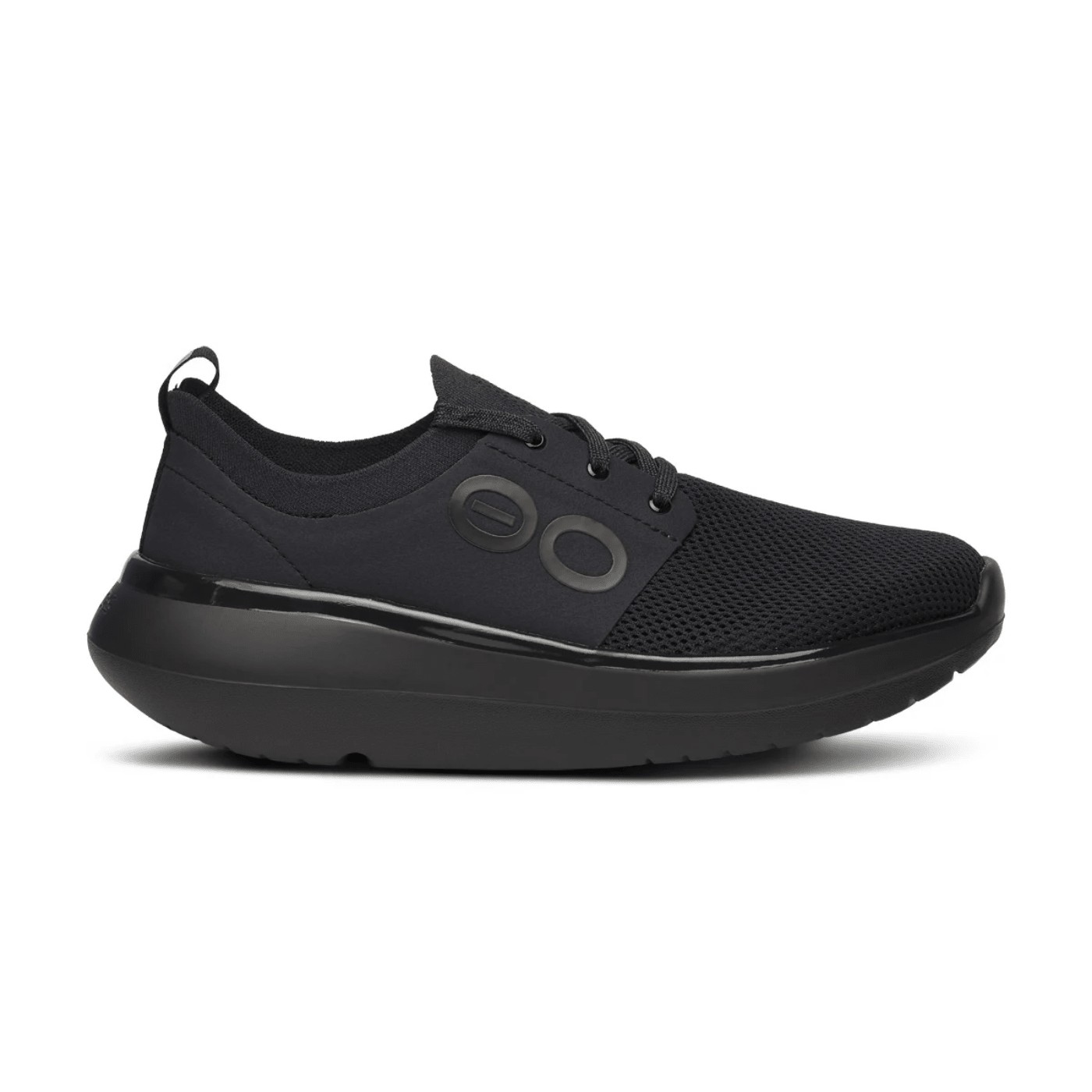 Oofos Stride Women's Lace-Up Shoe Black
