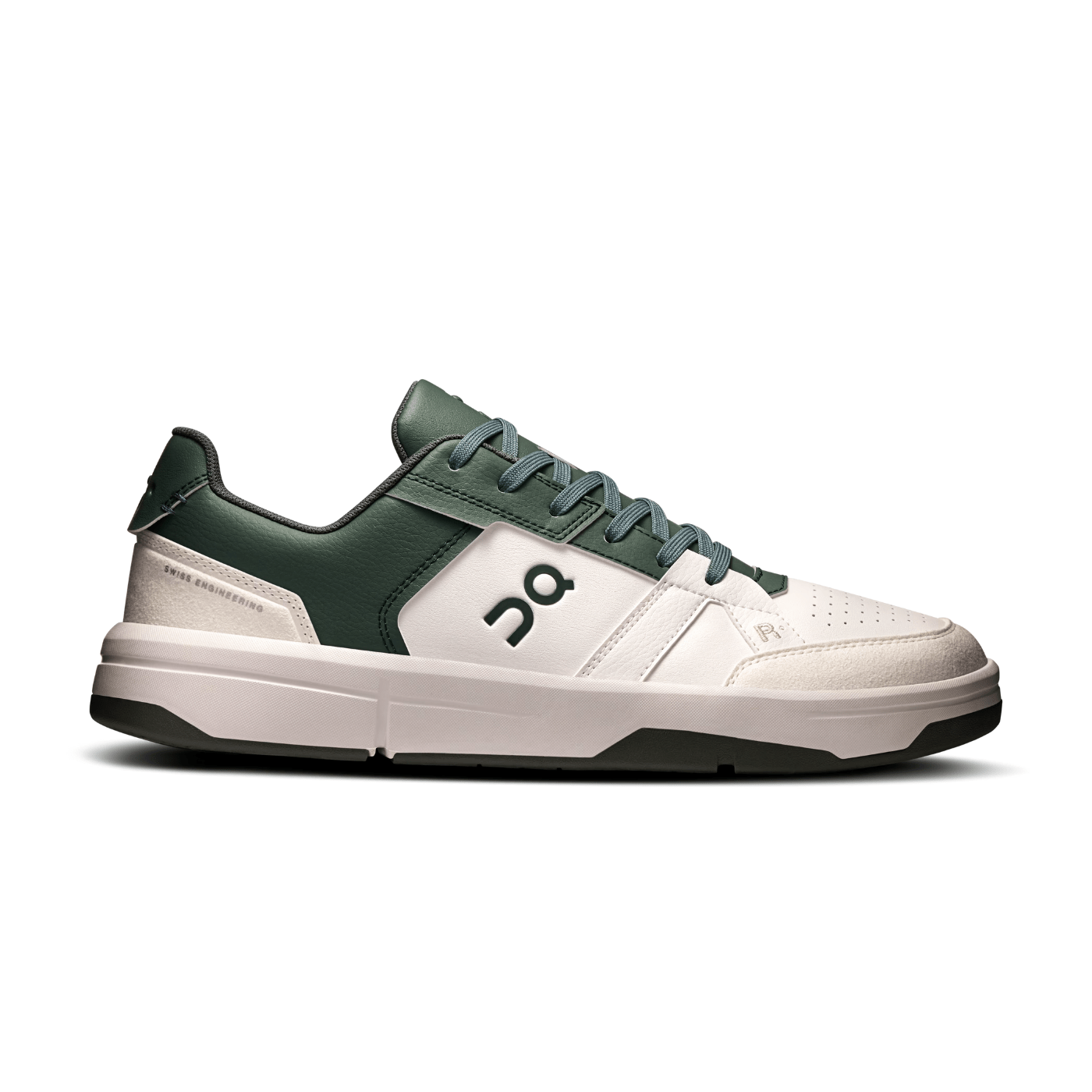 On Running THE ROGER Clubhouse White Olive