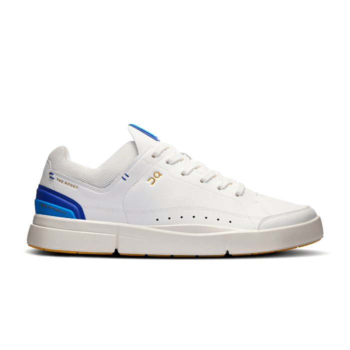 "On Running Roger Center Court White Malibu sneakers by Hype Elixir – premium white tennis-inspired shoes with sleek design."