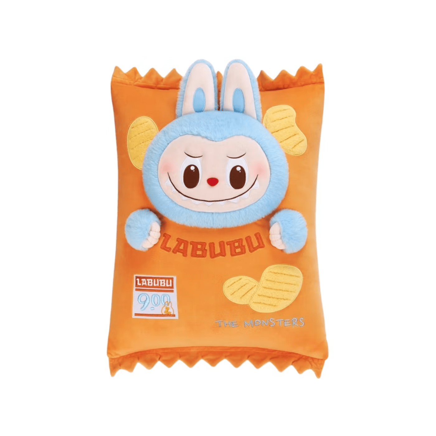 Pop Mart Labubu The Monsters Wacky Mart Series Chips Pillow