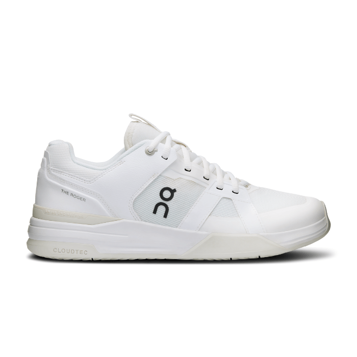 "On Running Roger Clubhouse Pro White sneakers by Hype Elixir – tennis-inspired shoes delivering premium comfort, performance, and a clean, minimalist white design."