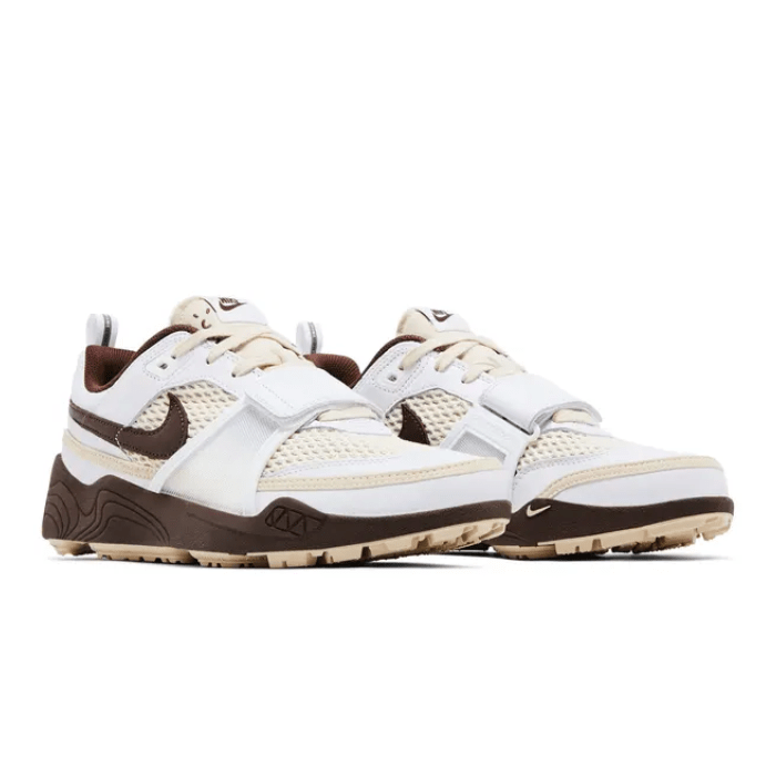 Step out in style with Nike Zoom Field Jaxx Travis Scott Light Chocolate – durable, earthy, and iconic. Shop on HypeElixir.com