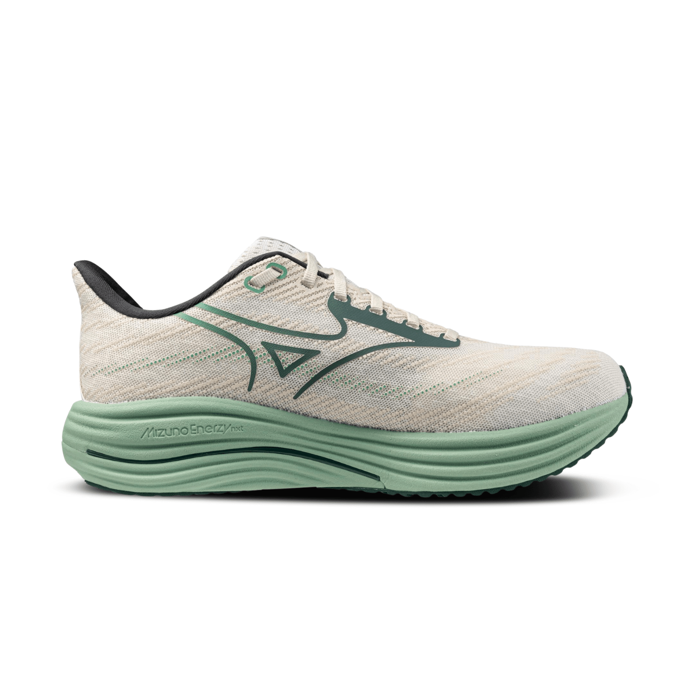 Mizuno Wave Rider 29 Running Shoe White-Bistro Green