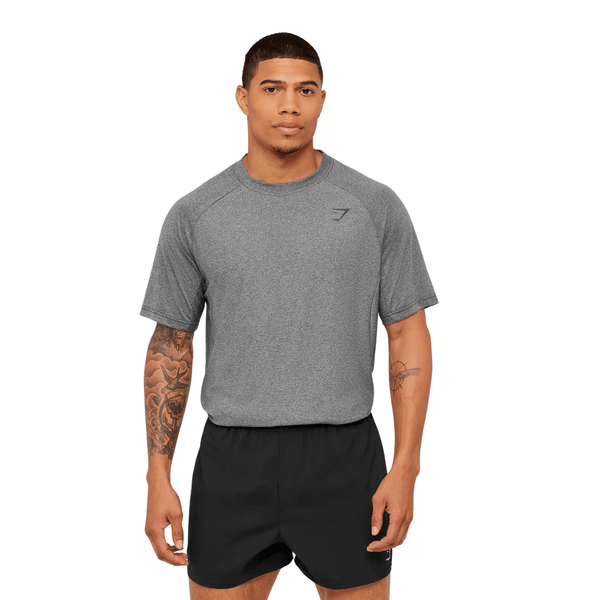 GYMSHARK Weekend T-Shirt regular fit Black/Onyx Grey