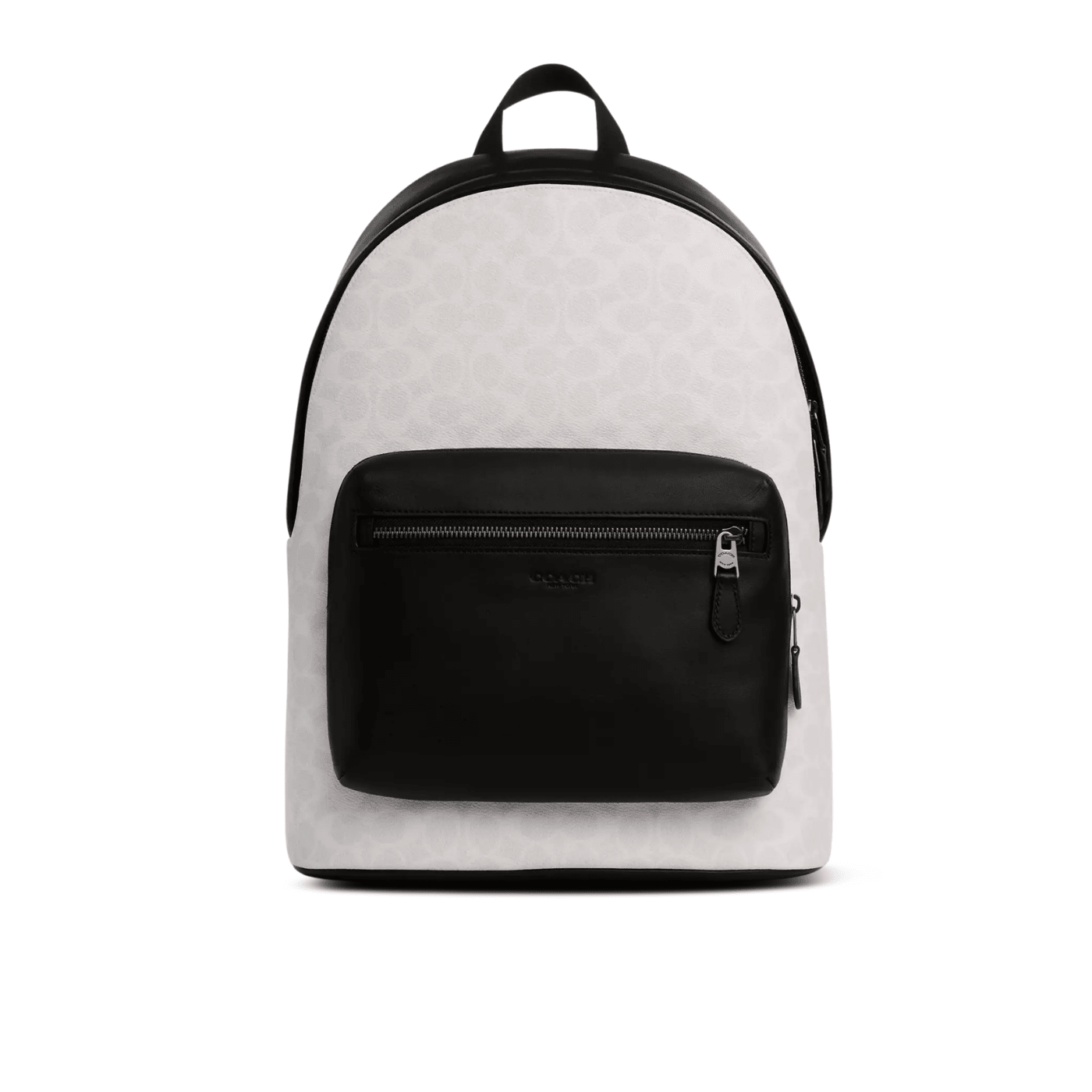 Coach West Backpack signature canvas/Gunmetal/Chalk/Black