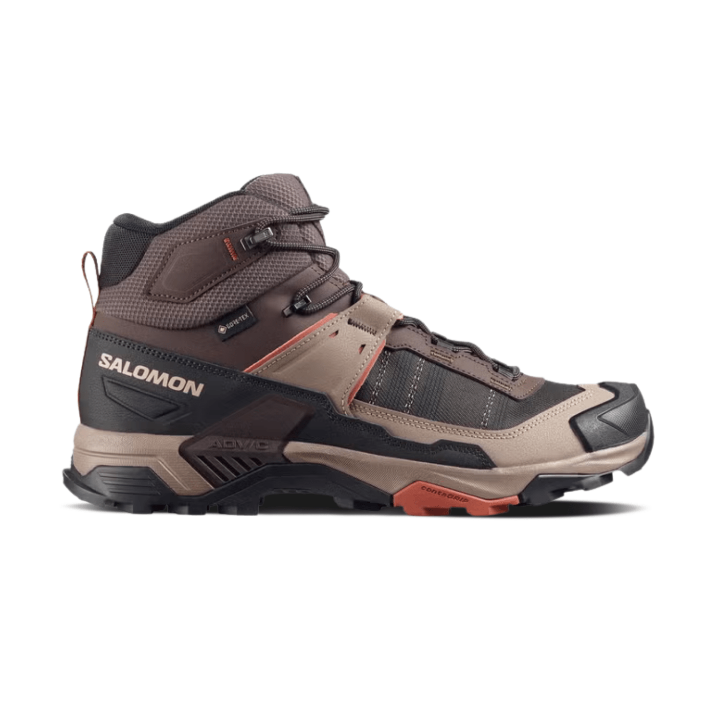 Salomon X ULTRA 5 MID GORE-TEX  Black Coffee / Walnut
