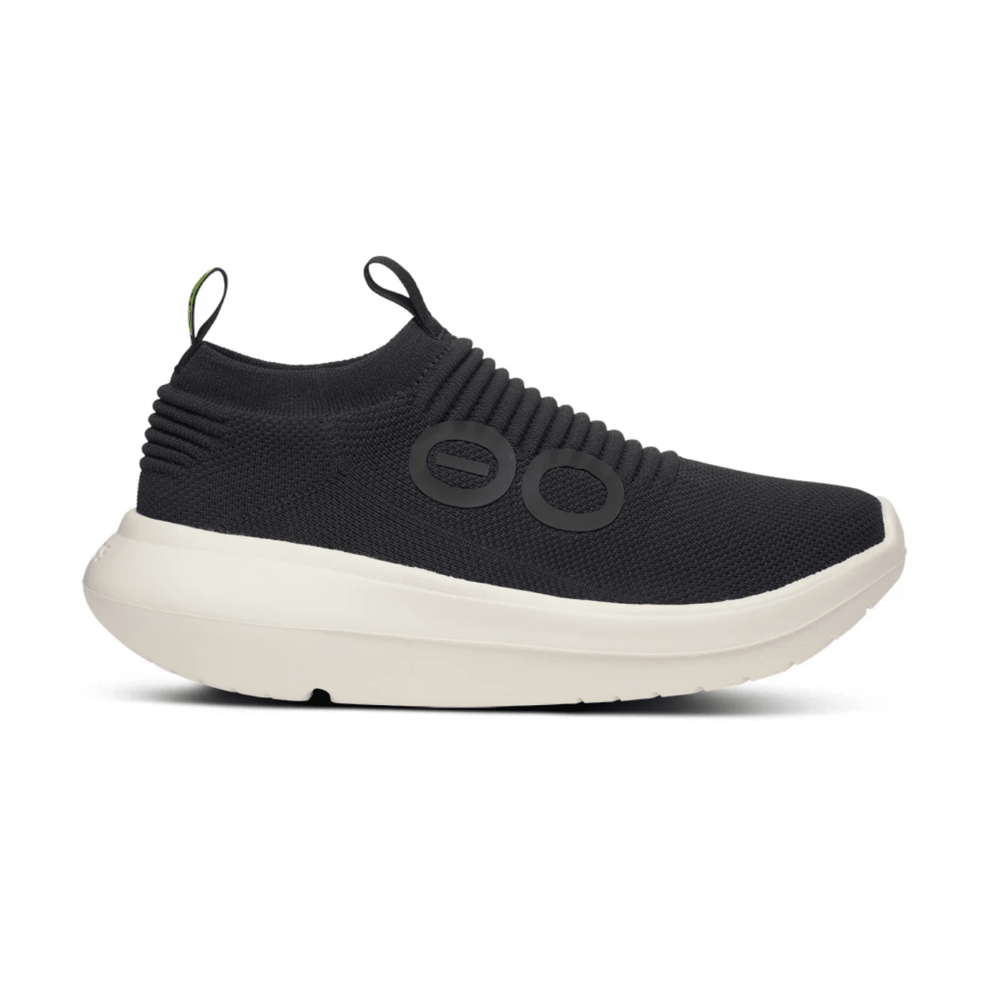 Oofos Zen Slip-On Shoe Chalk & Black