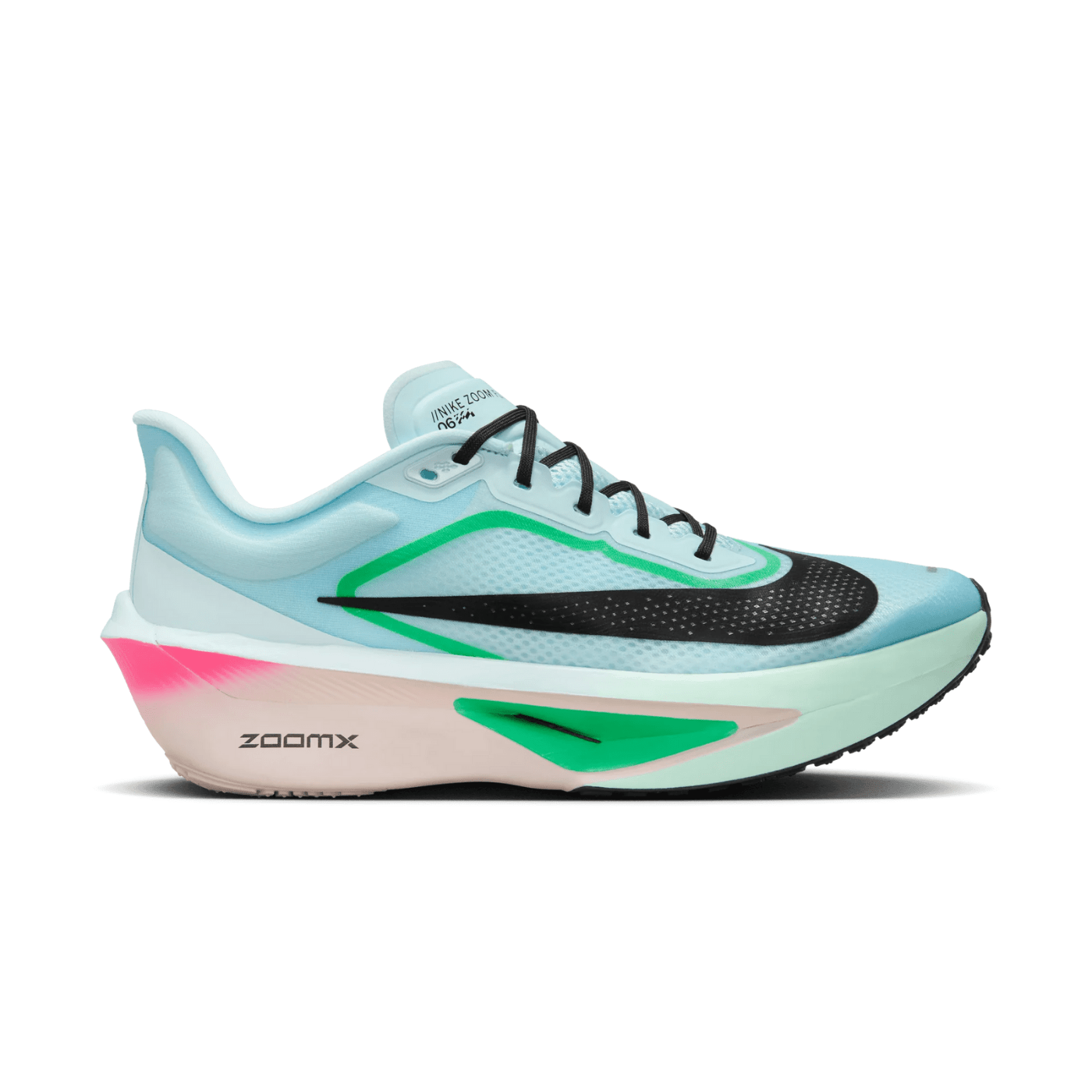 Nike Zoom Fly 6 Glacier Ice Hyper Pink Green Shock Black