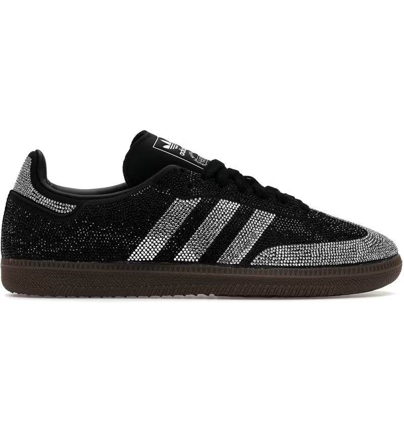 Adidas Samba OG Rhinestone Black Silver (Women's)