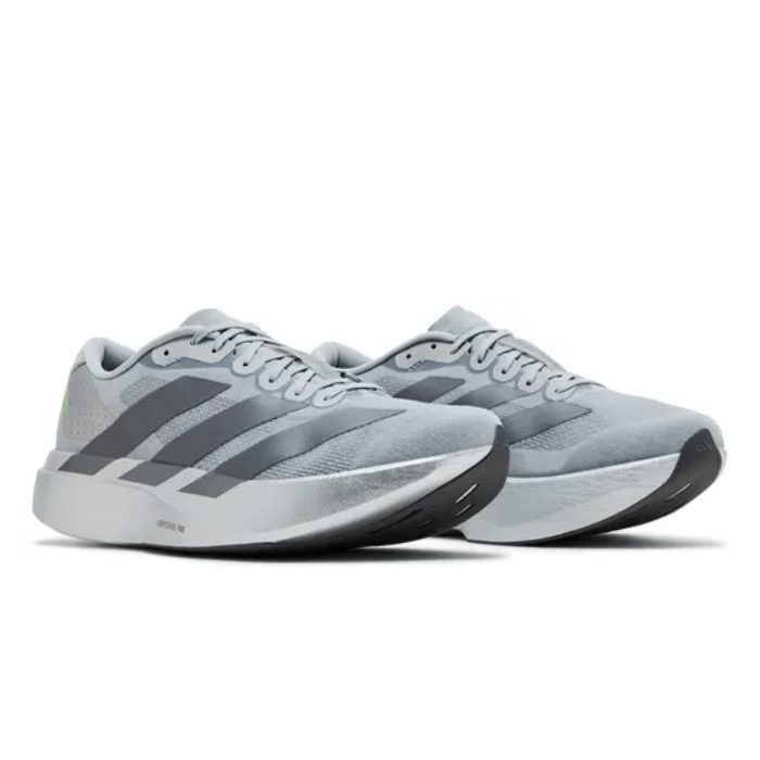 Adidas Adizero Evo SL Silver Metallic delivers speed, style, and comfort in every stride. Shop on HypeElixir.com.