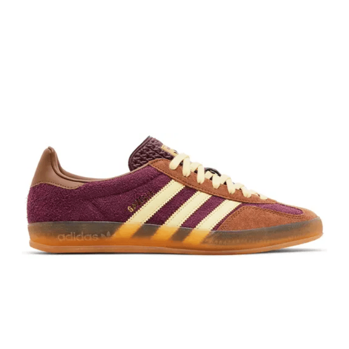 Adidas Gazelle Indoor Maroon Almost Yellow