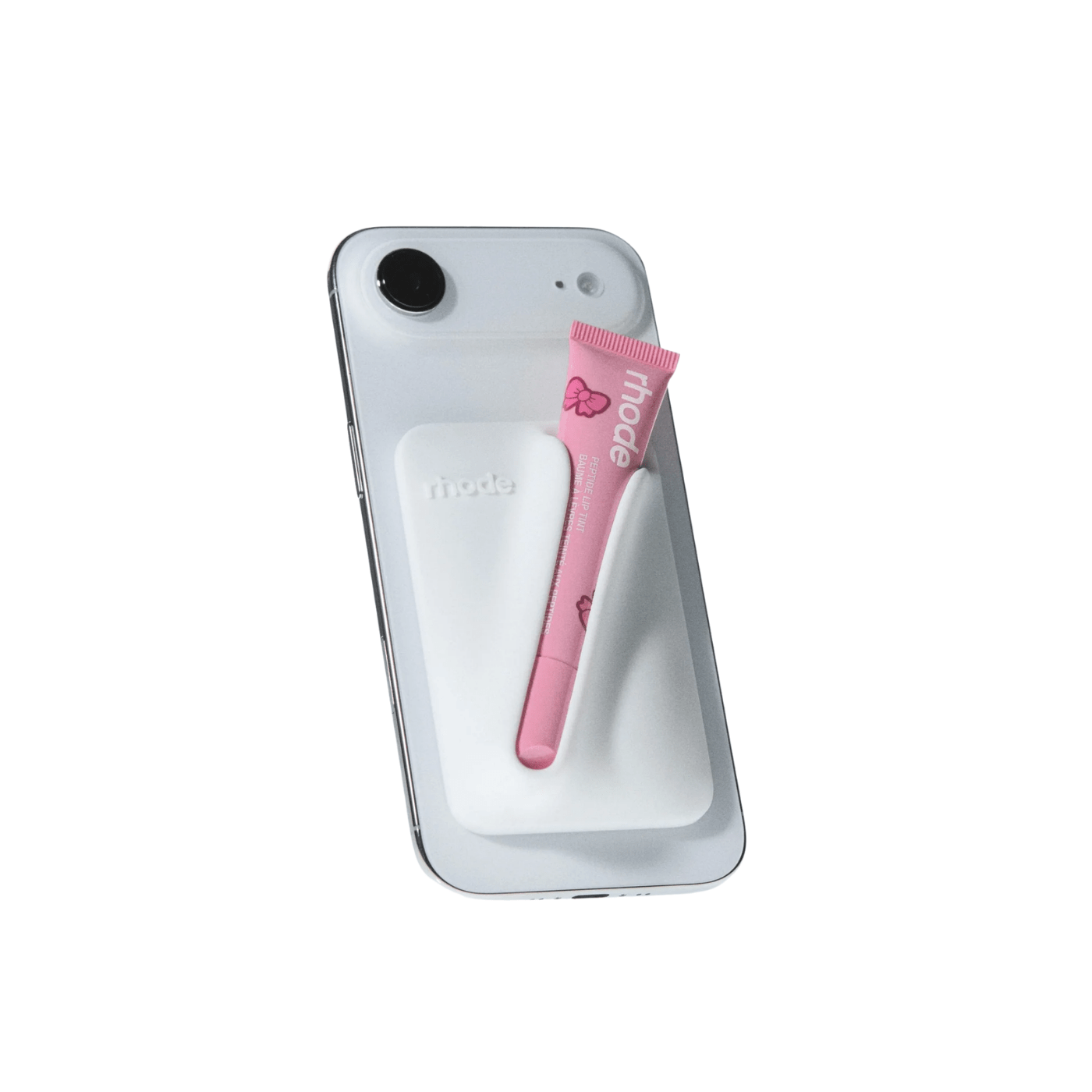 Rhode snap-on lip case - white