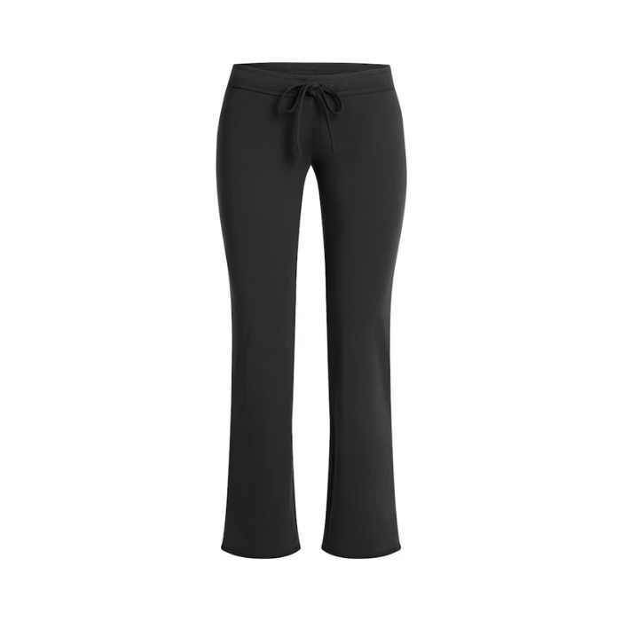 Skims Cotton Jersey Low Rise Crop Pant Soot