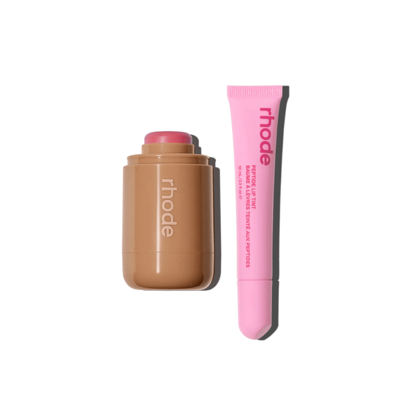Rhode the duos Pocket Blush + Peptide Lip Tint- sprinkle + jelly bean