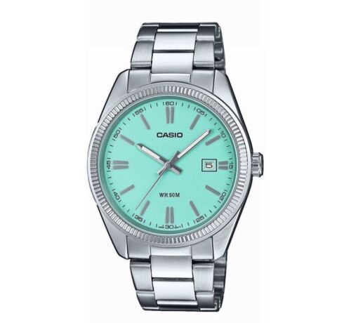 Casio Enticer Tiffany Blue Dial Men's Watch MTP-1302PD-2A2