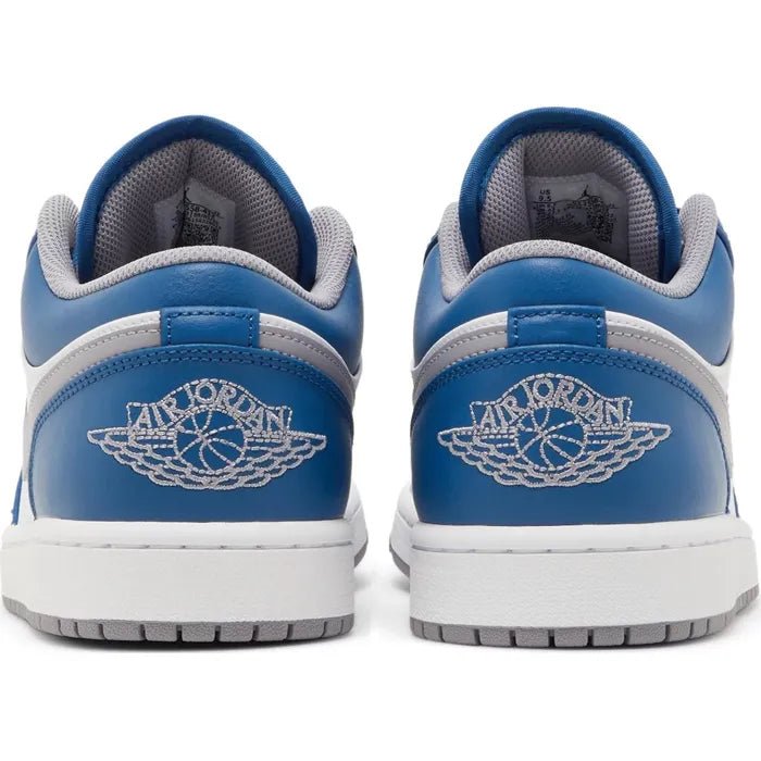 Air Jordan 1 Low 'True Blue Cement' | Nike Air Jordan original shoes | Shop now on Hype Elixir