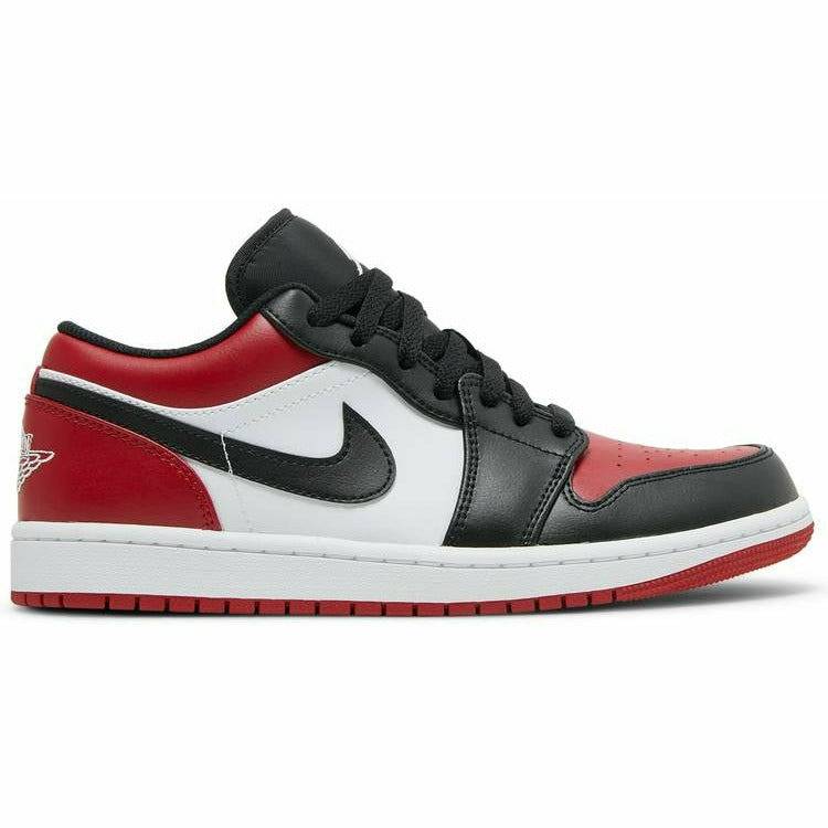 Jordan 1 Low Bred Toe | Nike Air Jordan original shoes | Shop now on Hype Elixir
