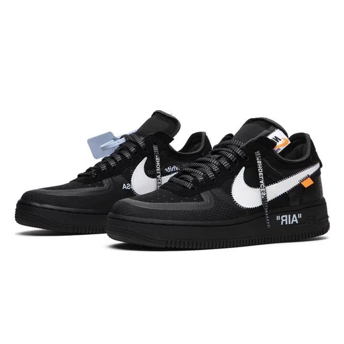 Off-White x Air Force 1 Low 'Black' - HYPE ELIXIR