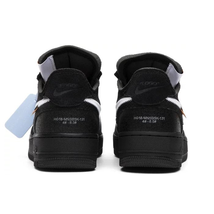 Off-White x Air Force 1 Low 'Black' - HYPE ELIXIR