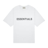 Fear of God Essentials Boxy T-Shirt Applique Logo White - Shop on HYPE ELIXIR