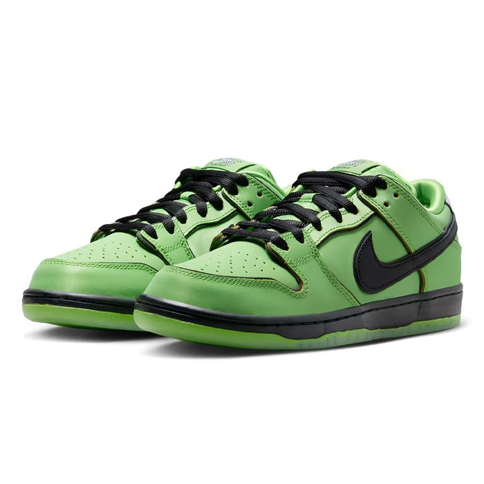 Nike SB Dunk Low The Powerpuff Girls Buttercup - Shop Nike SB Dunk on Hype Elixir