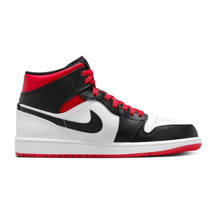 Air Jordan 1 Mid 'Gym Red Black Toe'-Jordan 1 mid-HYPE ELIXIR