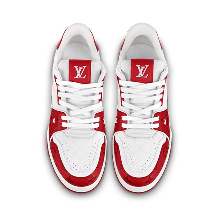 Louis Vuitton Trainer #54 Signature Red White - HYPE ELIXIR
