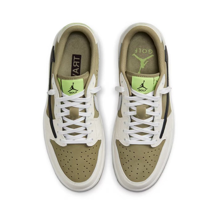 Travis Scott x Air Jordan 1 Low Golf 'Neutral Olive' - Shop on HYPE ELIXIR