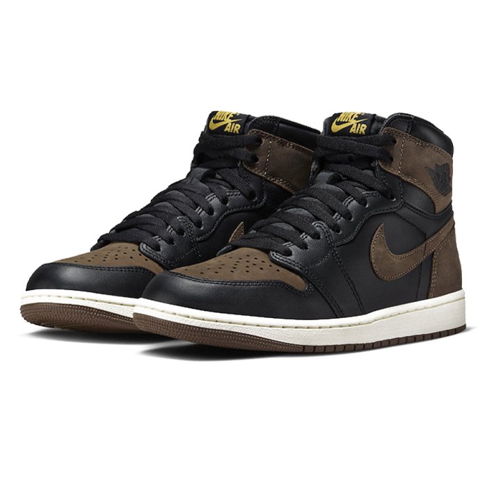 air jordan 1 black and tan