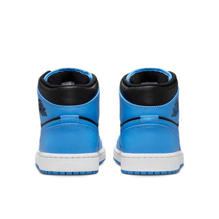 Air Jordan 1 Mid Unc Blue Black- Jordan 1 mid - HYPE ELIXIR